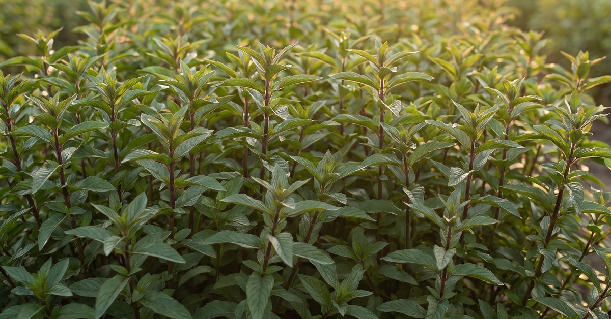 Piparmētra Mentha piperita un Organiskais piparmētru ūdens Hydrolina