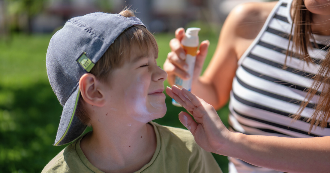 Saulosanas krems berniem SPF 50 dabīgs visai ģimenei