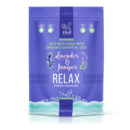 Relax - Peldsāls ar Lavandu un Kadiķi Relaksācijai un Stresa mazināšanai
