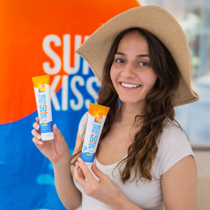 Dabīgs Sejas un Ķermeņa Saules Aizsargkrēms SPF 50+ ar Organisko Balto Egli