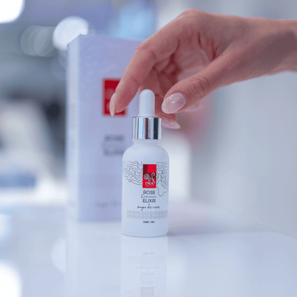 Intensīvs Pretnovecošanās Sejas Serums ar Organisko Rožu Eļļu – Rose Elixir