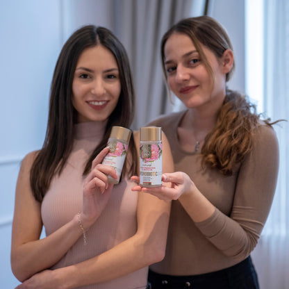 + Dāvana Hydrobiotic - Roze, Baltegle un Citrona miziņa - intensīva Anti-Age kopšana