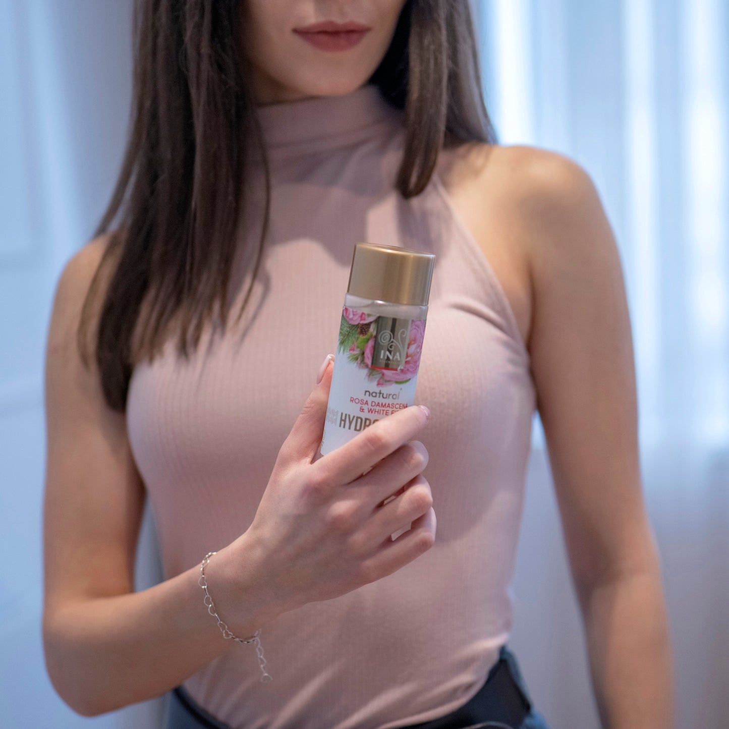 + Dāvana Hydrobiotic - Roze, Baltegle un Citrona miziņa - intensīva Anti-Age kopšana