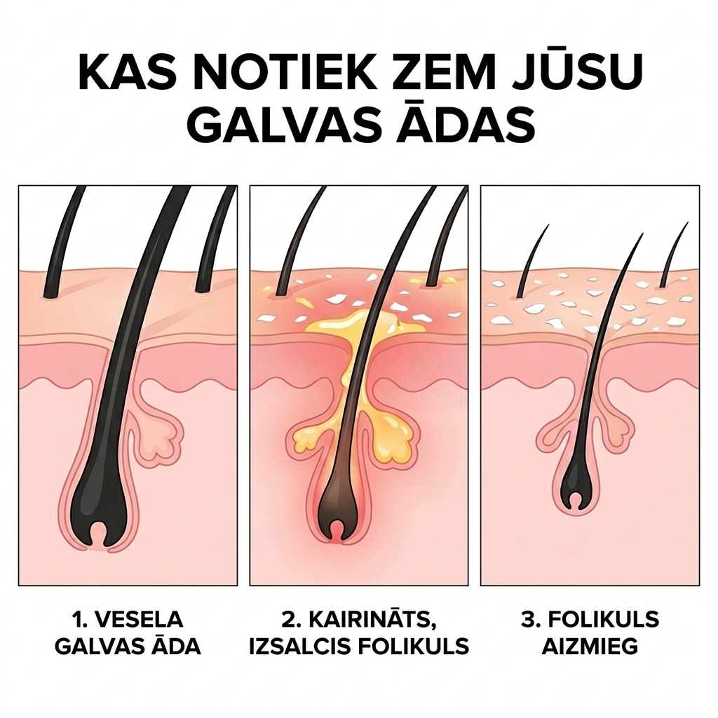 What is happening under your scalp