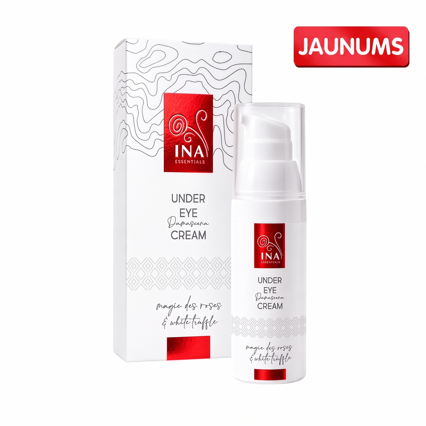 Premium Pretnovecošanās Acu Krēms ar Rozi - Rose Eye Lift