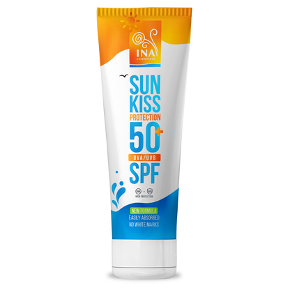 Dabīgs Sejas un Ķermeņa Saules Aizsargkrēms SPF 50+ ar Organisko Balto Egli