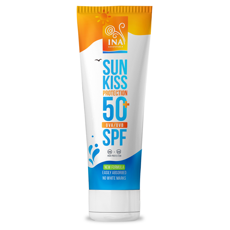 Dabīgs Sejas un Ķermeņa Saules Aizsargkrēms SPF 50+ ar Organisko Balto Egli