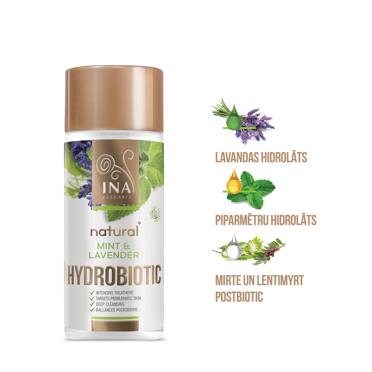 Hydrobiotic –Lavanda & Piparmētra (150ml)